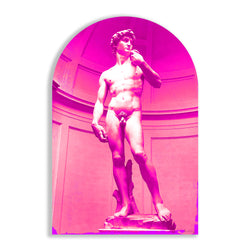 David Remixed (Magenta) (Arched) by Rudie Lee