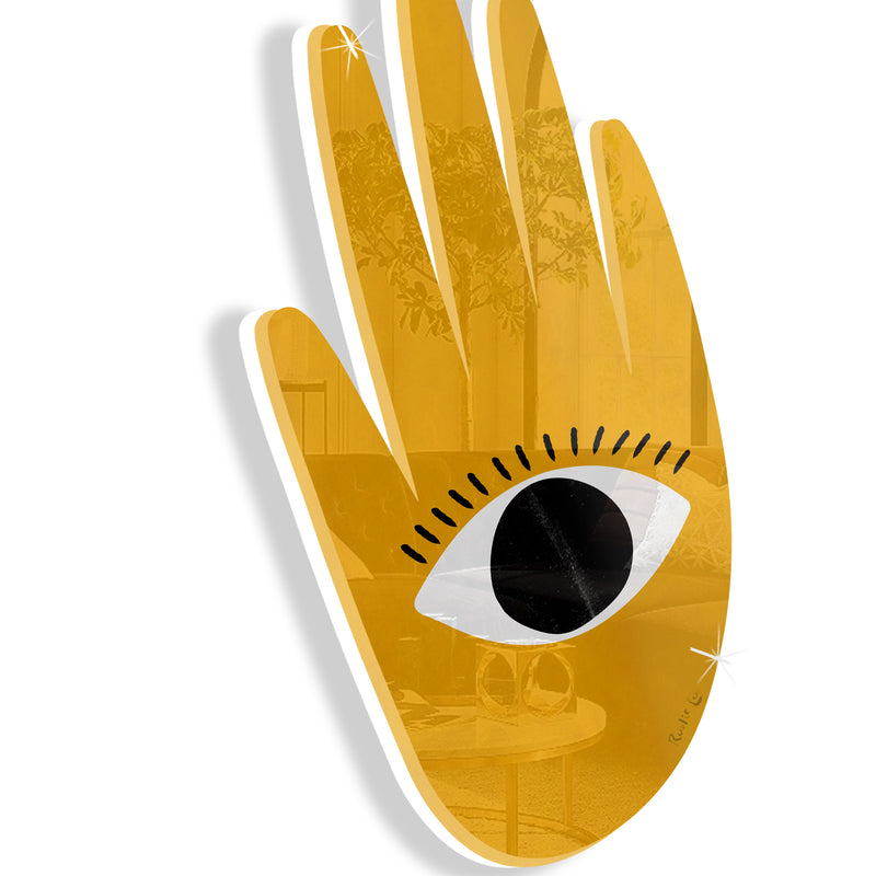 Hamsa x Evil Eye (Yellow) by Rudie Lee