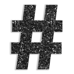 Hashtag (Black) by Rudie Lee
