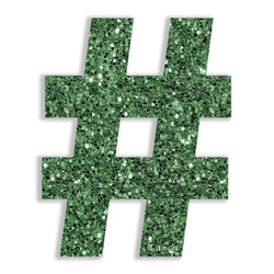 Hashtag (Green) by Rudie Lee