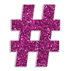 Hashtag (Pink) by Rudie Lee