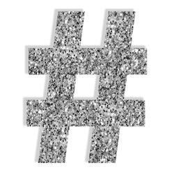 Hashtag (Silver) by Rudie Lee