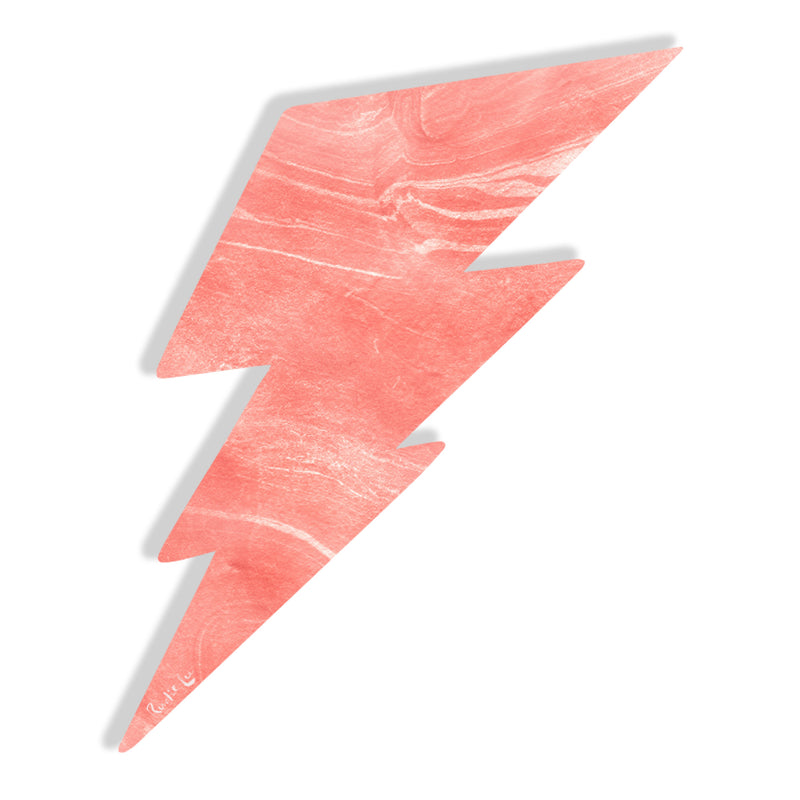 Lightning Bolt No. 02 (Luxe Blush) by Rudie Lee