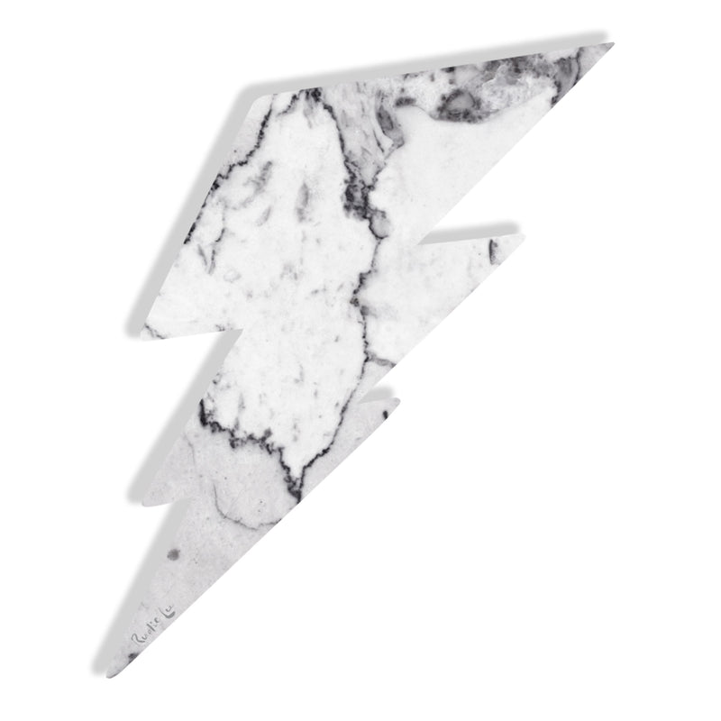 Lightning Bolt No. 02 (Luxe White) by Rudie Lee