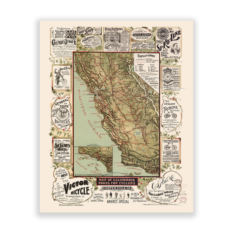 Map of California No. 01