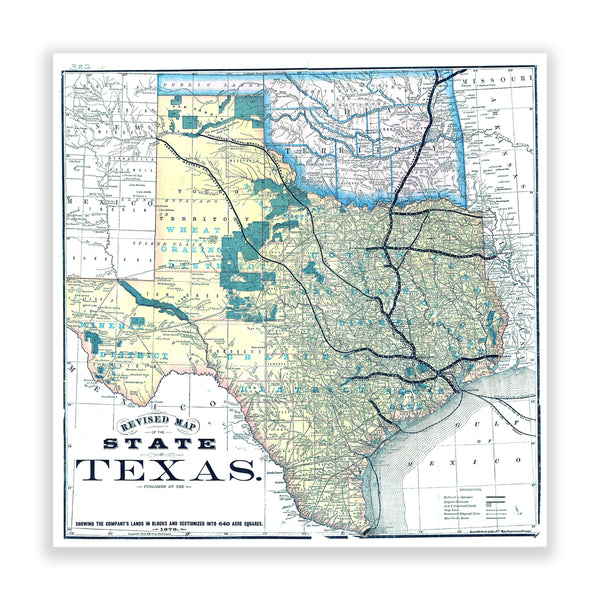 Map of Texas No. 02