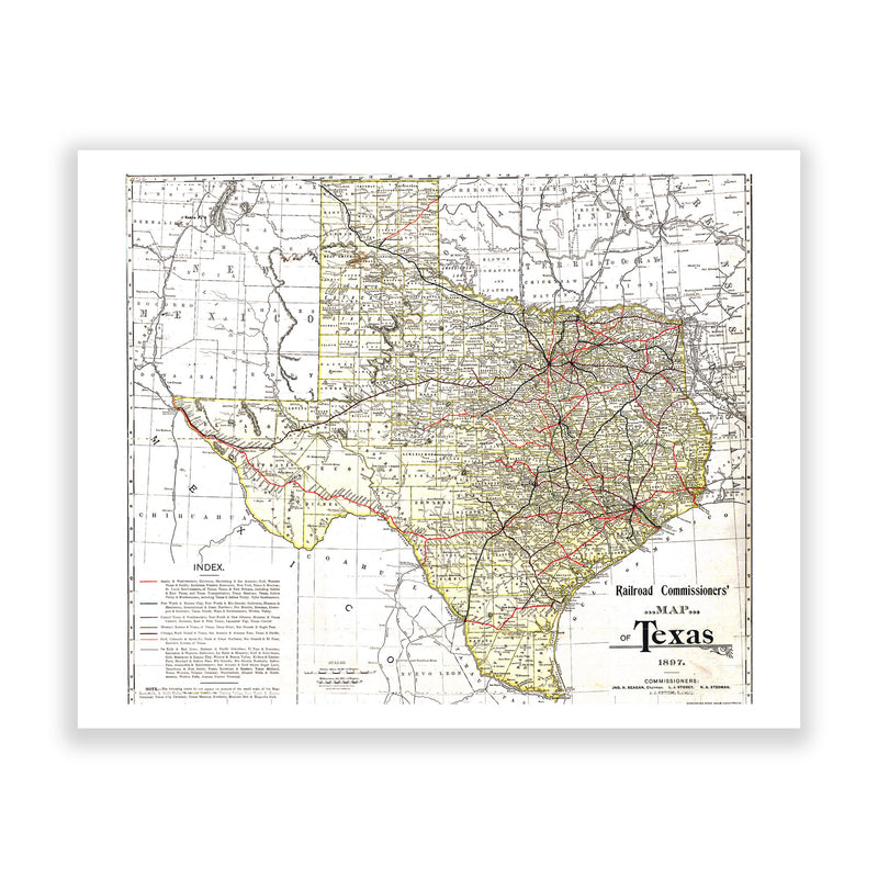 Map of Texas No. 04
