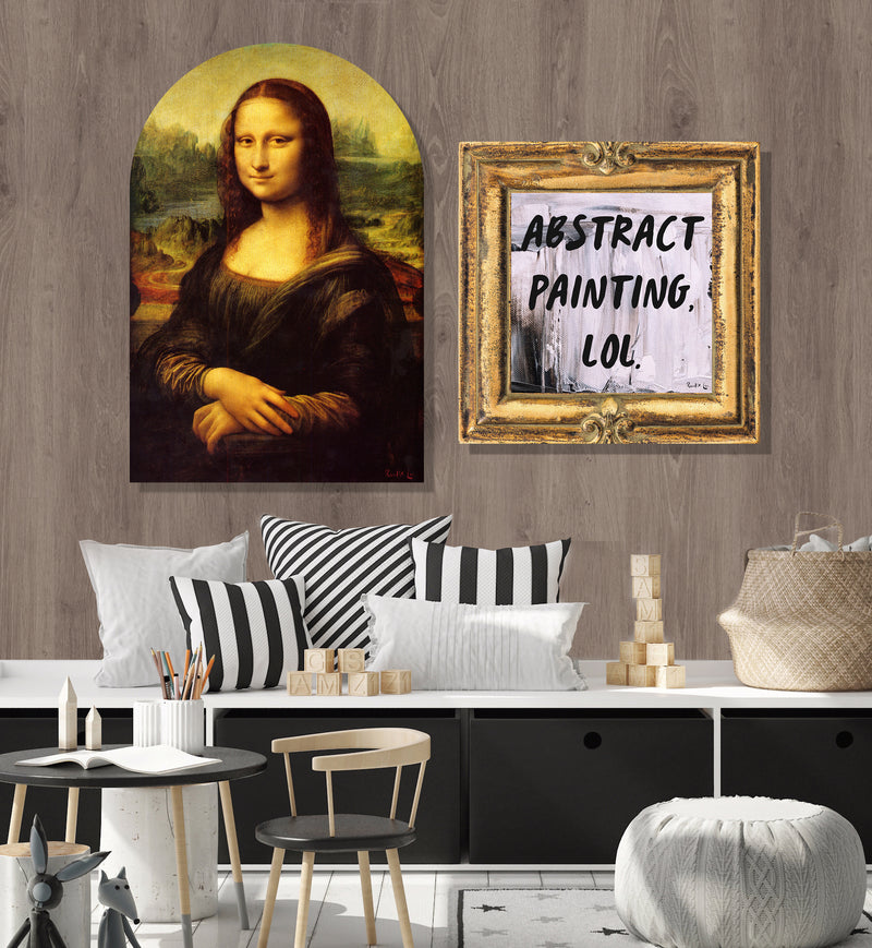 Mona Lisa Remixed (Arched) by Rudie Lee