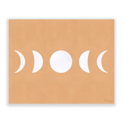Moon Phases (White) (Neutral) by Rudie Lee