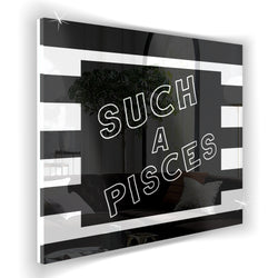 Such a Pisces (Striped BW) by Rudie Lee