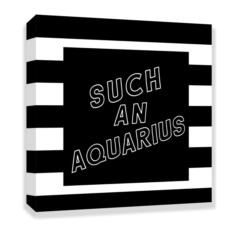 Such an Aquarius (Striped BW) by Rudie Lee