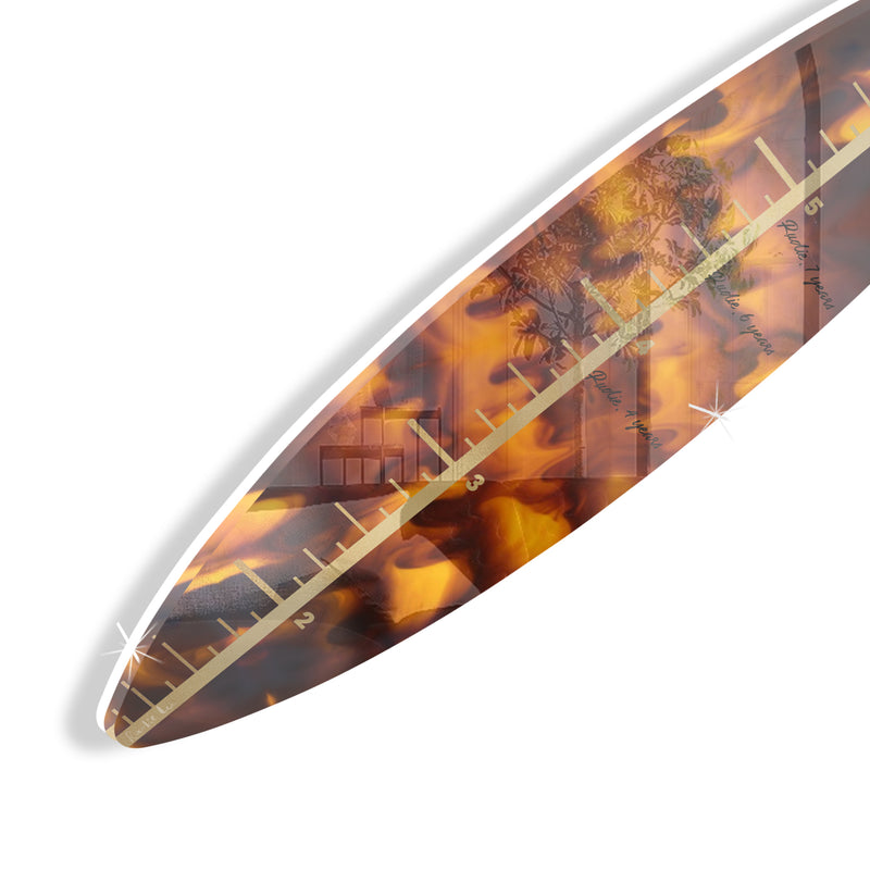 Surfboard Growth Chart (Tortoise Shell) by Rudie Lee