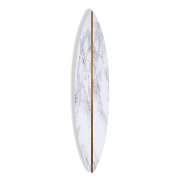 Surfboard (White Stone No. 02) by Rudie Lee